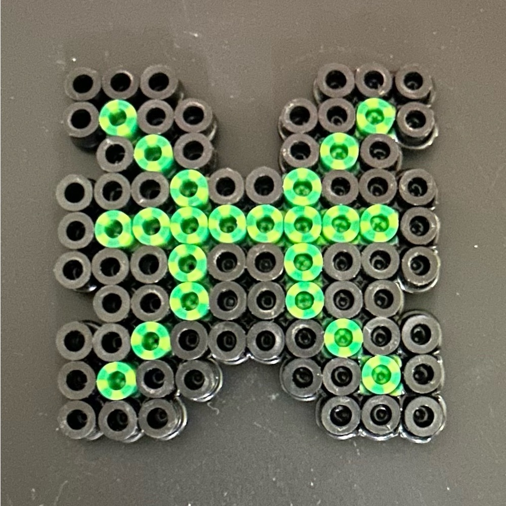 Pisces zodiac sign Perler bead magnet